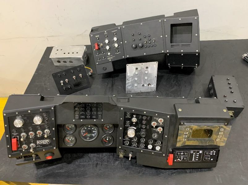 Детали проводки панели